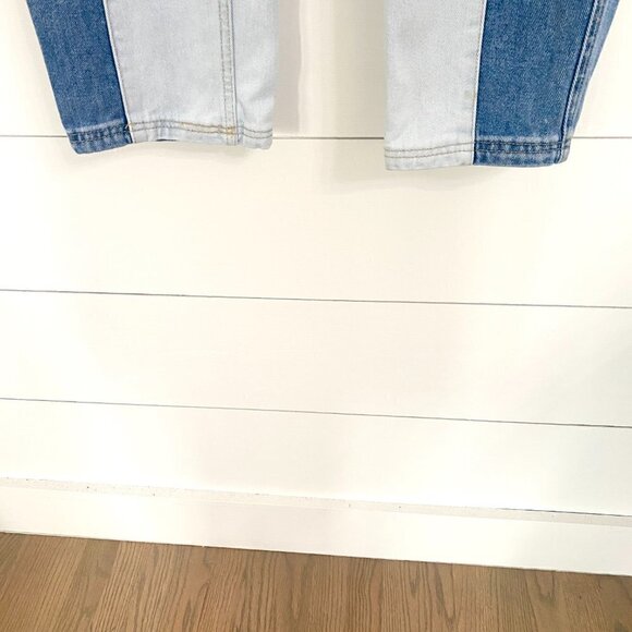 Pacsun Y2k Retro Two Toned High Rise Cargo Style Mom Jeans, Women’s Size 25 - Picture 7 of 13